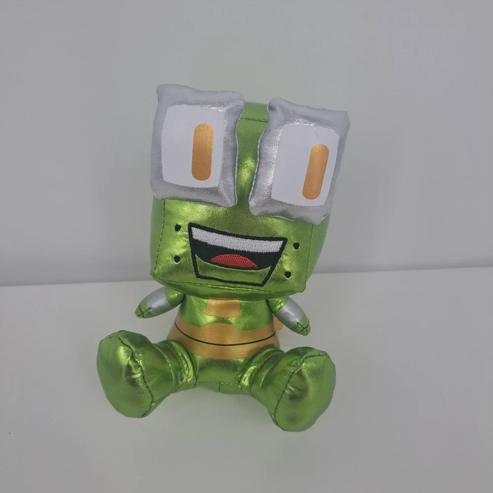 Unspeakable Frog Plush Green Metallic Shiny Robot 6